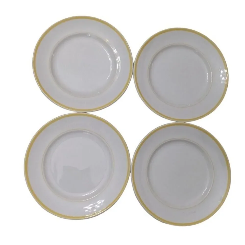 Williams Sonoma Brasserie‎ Yellow Set Of 4 Discontinued 9